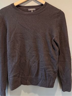 Quince Women’s Crewneck Sweater in Black